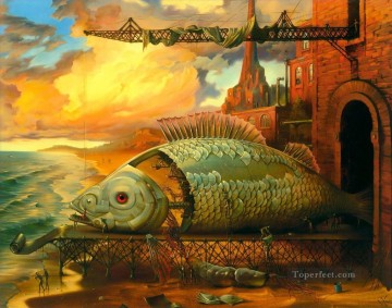 有名な要約 Painting - モダン コンテンポラリー 29 シュルレアリスム 魚